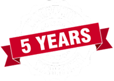 5 years Warranty